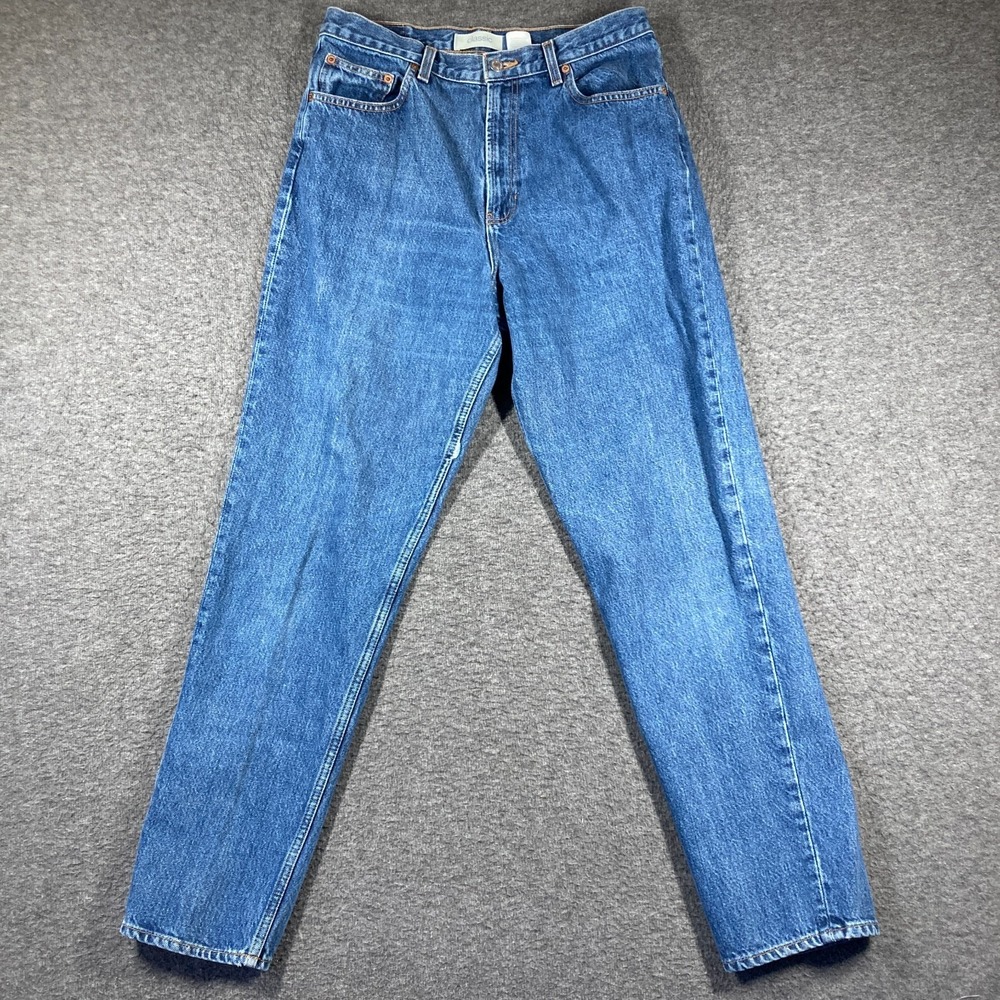 Vintage 90s Gap Classic Jeans Womens 14 32x32 Blue High Rise Straight Leg